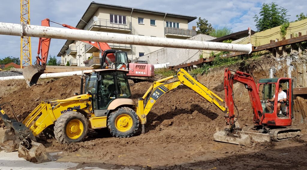 Wykop pod blok Mińsk Mazowiecki