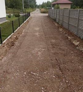 budowa, utwardzenie drogi